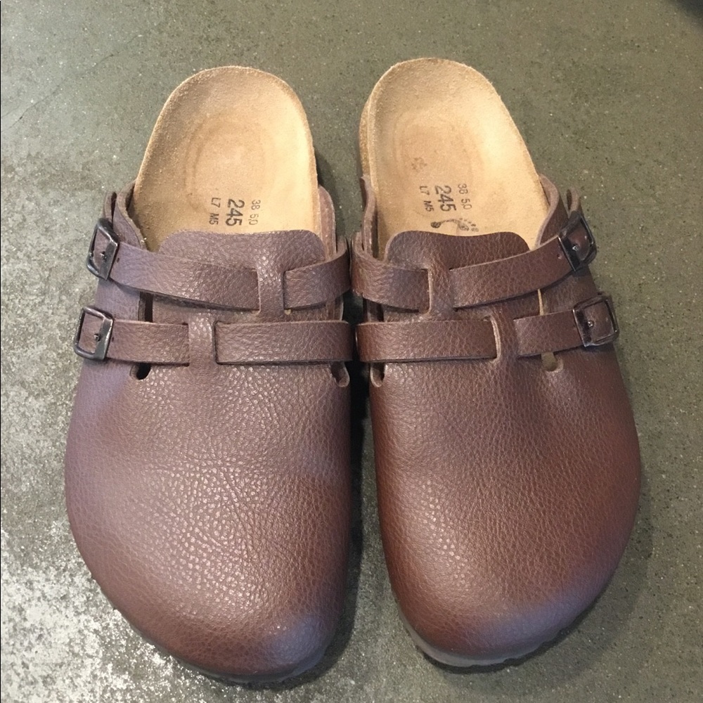 Brown leather birki’s / Birkenstock’s 38